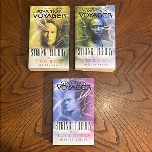 Star Trek books | Star Trek Voyager | String Theory Trilogy | Books 1, 2 & 3